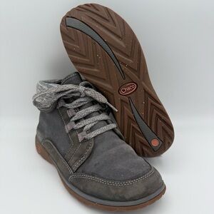 Women’s Chaco Chukka Gray Barbary Fold Down Waterproof‎ Performance Boots Size 7